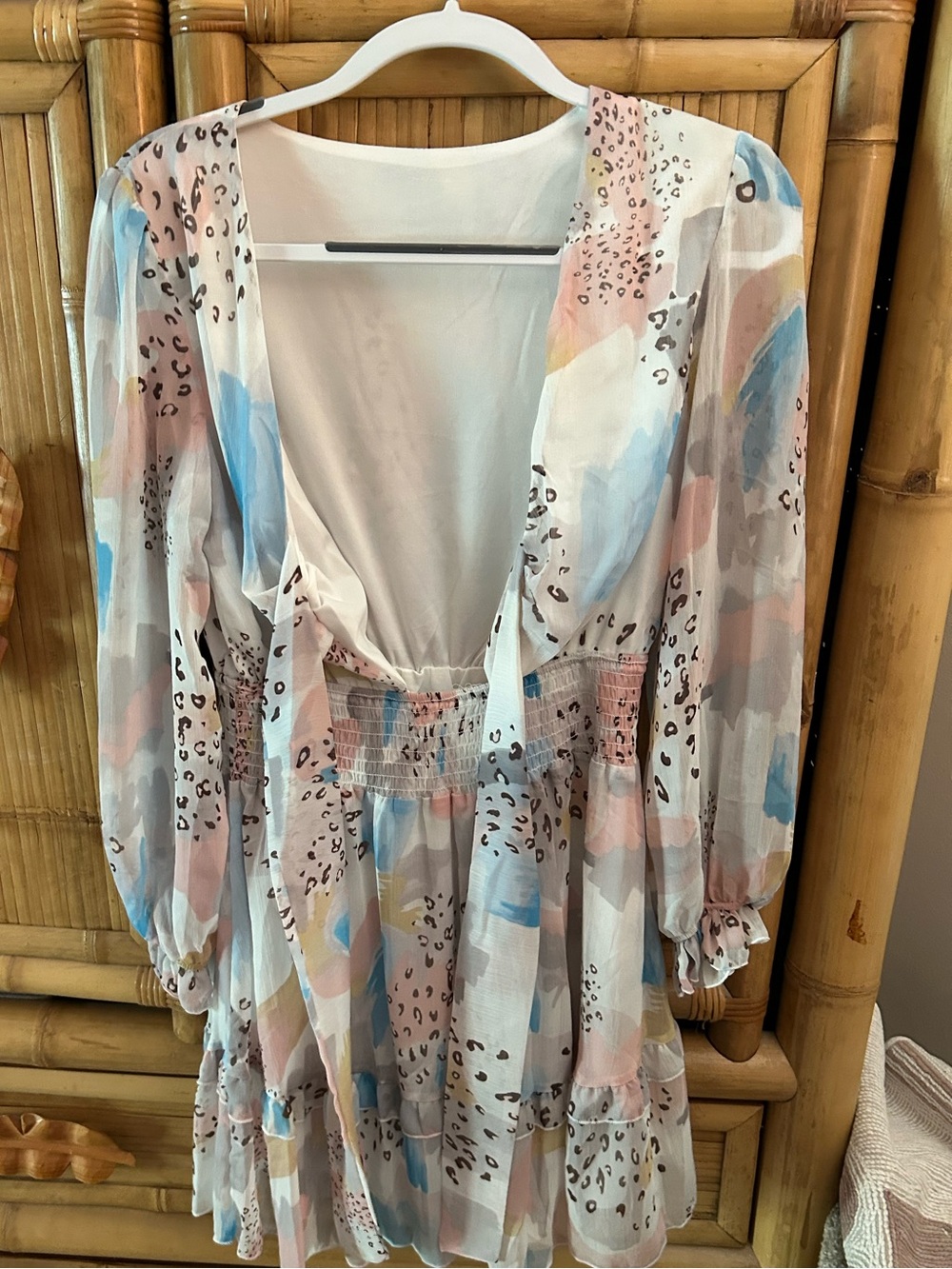 Chiffon mini dress
